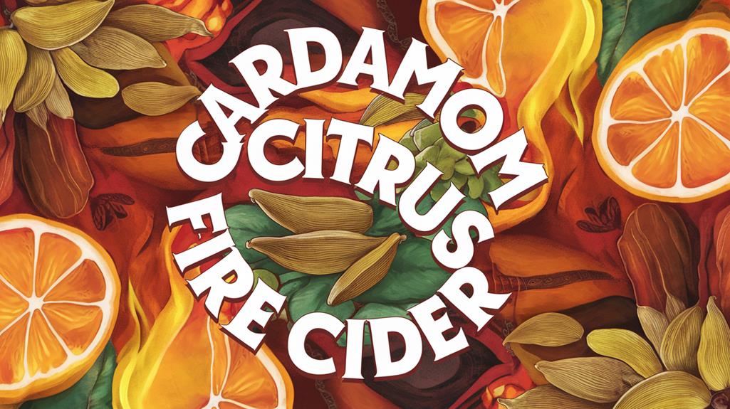 spicy citrus infused vinegar tonic