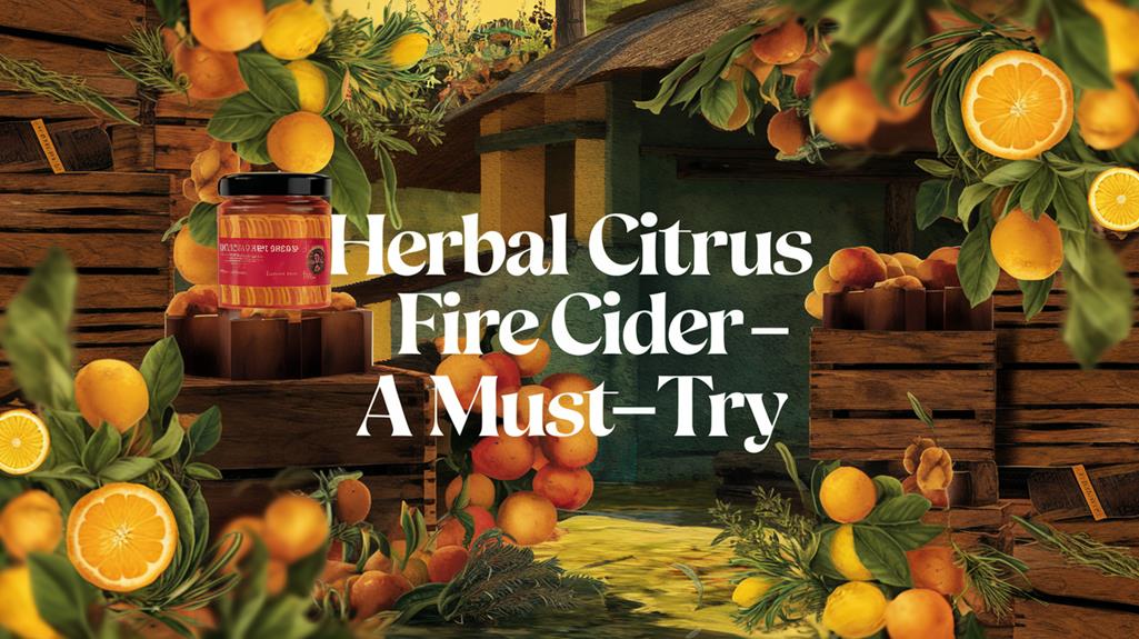 spicy herbal citrus tonic