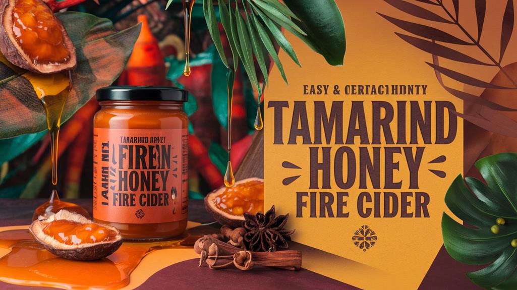 spicy tamarind honey tonic