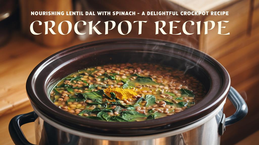 spinach lentil dal recipe