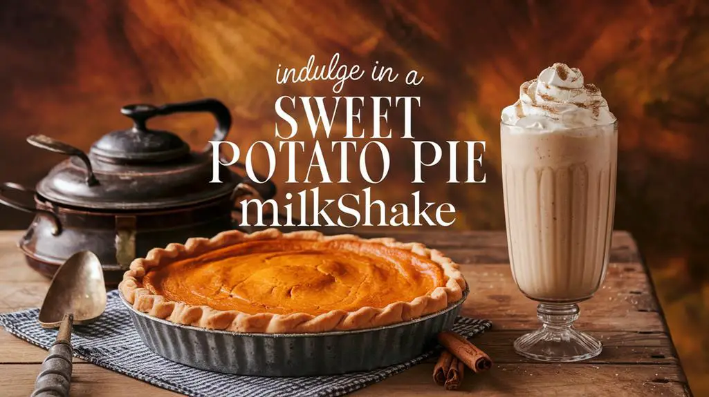 sweet potato pie milkshake