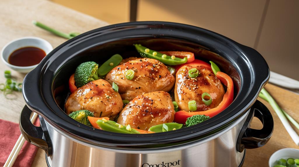 sweet savory chicken stir fry