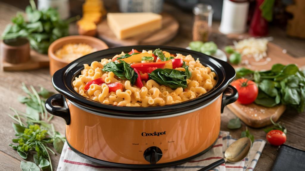 vegetable rich pasta dish