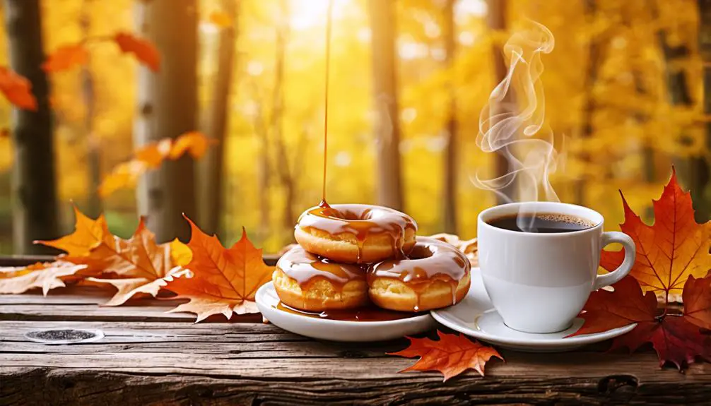 vermont inspired maple glazed donuts